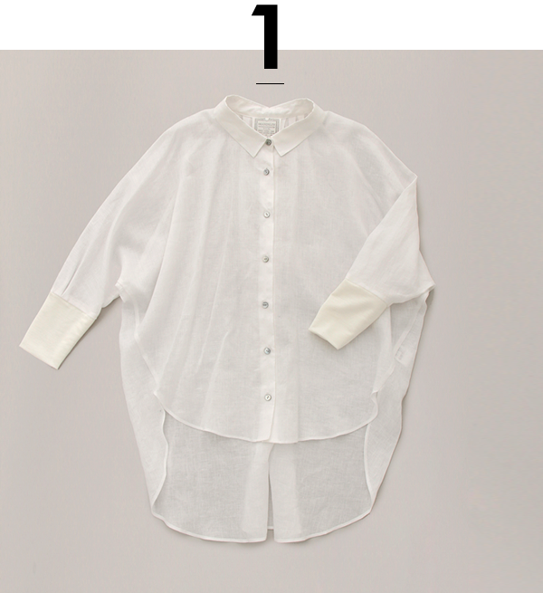 ー品販売 ビアズリーの黒麻シャツ - シャツ/ブラウス(半袖/袖なし 